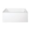 Aqua Eden Alcove Bathtubs, 48 L, 32 W, White, Acrylic VTDE483222R